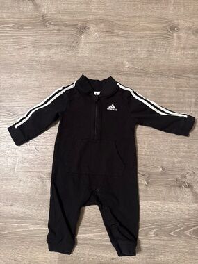 Kids Black Adidas jumper